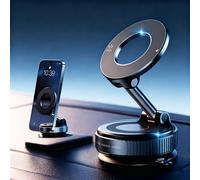 XIAOFEIDAFA Vacuum Magnetic Car Phone Holder 360° Adjustable 96LBS Ultra Suction Cup Cell Phone Holders for Mercedes Benz W117 CLA 200 220 250 260 45 AMG 2013-2018 Mount for iPhone Android