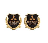 XIAOGUANGFADACAI 2 Pcs Auto Badge Sticker for Mitsubishi Space Star Typ A0A (Baujahr 2012-2024), Badge Metal Emblem Sticker Letters Tuning Gift Car Decorative Stickers Badge for Car
