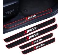 XIAOGUANGFADACAI 4 Pcs Car Door Sill Protector Guards for Jaecoo J7 For Phev 2025, Entry Step Panel Scuff Plate Black Rubber Anti Scratch