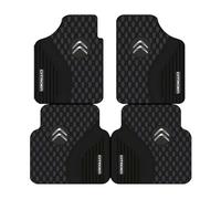 XIAOGUANGFADACAI 4 Pcs Car Floor Mats for Citroen Berlingo II 2012-2015, Trimmable Diatom Mud Carpets Anti-Slip Durable Automotive Interior Accessories
