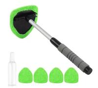 XIAOGUANGFADACAI Automotive Window Glass Cleaner for FIAT Panda dal 2003 al 2012 Interior Windshield Wash Equipment Telescopic Handle Adjustable Green
