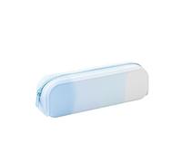 XIAOGUDONG Silicone Pencil Case,Aesthetic Pencil Pouch,Portable Waterproof Pencil PouchGradient Color Multifunctional for Pencils Makeup Organizer Travel Cosmetics Gifts for Women,b