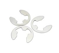 XIAOGYYE 10/50/100Pcs E Clip Washers 304 Stainless Black,65 Mn Steel Shaft Retaining Washer E Clip Circlip M1.2 M1.5 M2 M3/M4 M5 M6 M7 M8 M9 10~M24/Ss 304/M8 50Pcs