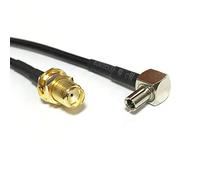 XIAOGYYE 1Pc Female Nut to Ts9 Male Connector Rf Coaxial Cable Rg316 Rg174 Rg178 15Cm for Huawei E5332 E5776 E5372 Modem/Rg174/30Cm