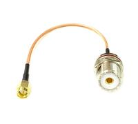 XIAOGYYE 1Pc Wireless Modem Extension SMA Male to N/Uhf/Mcx/Mmcx Female Nut Connector Straight Pigtail Cable Rg316/Sma-Uhf Nut/400Cm