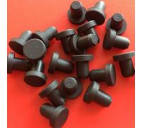 XIAOGYYE 5Pcs 2.7-14Mm Silicrubber Hole Plugs Solid T Type High Temperature Seal Stopper Dustproof Plug/Black/10Mm