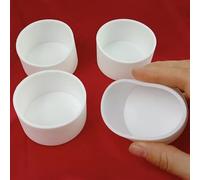 XIAOGYYE 5Pcs Rubber Silicend Caphine Protection Cover Pipe Round Seal Strip Acrylic Tube Cover 42Mm 45Mm 50Mm 60Mm 70Mm 80Mm/White/a 73.0Mm