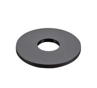 XIAOGYYE Multiple Colnylon Flat Spacer Plastic Washer Screw Gasket 20-100Pcs M2 M2.5 M3/M4 M5 M6 M8 M10 M12~M18 Nylon Insulation Spacer/Black/M6*16 * 1.5(100Pcs)