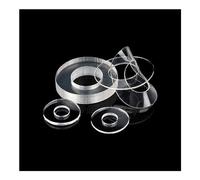 XIAOGYYE Soft/Hard Plastic PVC 50/100/200Pcs Transparent Insulating Plain Gasket Spacer Flat Washer M1.2 M1.4 M1.7 M1.8 M2 M2.5 M3/M4 M5 M6 M8 M10 M12/Soft/M8*20 * 1(50Pcs)