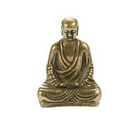 XIAOHAOZI Mini Solid Copper Buddha Statues - Ksitigarbha for Praying, Peace & Buddhism - Home Office Car Desk Decoration