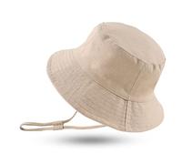 XIAOHAWANG Baby Boy Sun Hat Infant Toddler Dinosaur Bucket Hats Summer Baby Boys Beach Caps (Khaki, 44cm(0-3M))
