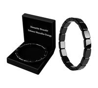 Xiaoheitutu Mini Hematite Bracelet Men, Minimalist Natural Stone Elastic Stretch Bracelet for Enhancing Energy, Reclaim Your Confidence, Premium Gift for Men Of Excellence (1PCS)