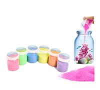 XIAOHONG 12 Pack Magic Sand, 4lbs - Atlantis Sand, Fantastic Sand Never Gets Wet Magic Sand - Amazing Hydrophobic Space Sand,Colored Play Sand Toys for Kids & Adults - 6