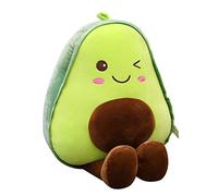 XIAOHONG 60CM Large Avocado Fruit Soft Plush Toy Furry Stuffed Toy Avocado Plush Doll Cute Toy Avocado Stuffed Pillow Kawaii Food Shaped Fruit Series Hugging Pillow for Kids