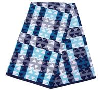 Xiaohuagua African Fabric 100% Cotton Kente Fabric 6 Yard Ankara American African Printing Wax Fabric