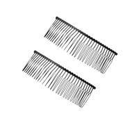 Xiaohui887 10 Pcs Metal Hair Clips Comb Tooth Hair Side Comb Hair Clips Wedding Bridal Party Veil Accessories
