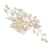 Xiaohui887 Bridal Comb Rhinestone Hair Comb Wedding Hair Accessories Wedding Hair Accessories Clips Hair Comb for Wedding Handmade