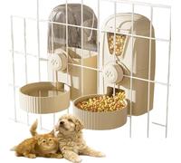 Xiaohui887 Hanging Pet Food Dispenser Automatic 34 oz Large Capacity Cage Feeder Automatic Gravity Feeder