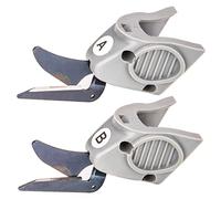 XIAOJUN 2 Pcs Cutting Head Fit Suitable for Wbt-1 Fabric Electric Scissors Cloth Cutter 1 Set Cutter Head A & 1 Set Cutter Head B