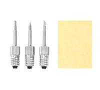 XIAOJUN 3Pcs Brass Soldering Tips USB Soldering Iron Head Welding Soldering Tips for E10 Interface Soldering Stations