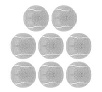 XIAOJUN 8 Pcs Walker Glide Balls Precut Walker Tennis Balls for Furniture Legs and Floor Protection, Heavy Duty Long Lasting Felt Pad Covering，Walker Accessories for Seniors Fit Most Walkers (Grey)