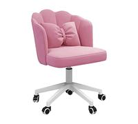 Xiaol Velvet Office Desk Chair with Arms, Ergonomic Swivel Computer Chair - Height Adjustable Chair for Home,Reception,Conference