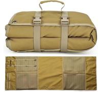 XIAOMAIDAM Tactical Shooting Mat, Roll-Up Non-Slip Mat, Foldable Waterproof Mat for Long Camping, Hunting Lying (Brown)
