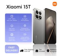 Xiaomi 15T 5G 12+256GB EU Version with EU Plug 6.83“ 120Hz AMOLED Display 50MP AI Camera Processor MediaTek Dimensity 8400-Ultra 5500mAh 67W NFC IP68 Gray