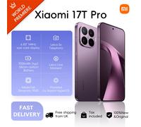 Xiaomi 17T Pro 5G, 12+1TB Global Version, 6.83" 144Hz 1.5K AMOLED Display MediaTek Dimensity 9500 50MP 7000mAh 100W Wired 50W Wireless Dual eSIM NFC Black