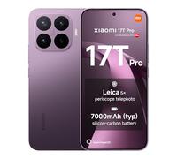 XIAOMI 17T Pro, Smartphone 12+512 GB, 6.83" 144Hz eye-care display, 7000mAh (typ) Silicon-carbon Battery, Leica 5x Telephoto, 100W HyperCharge, Deep Violet, 1 year extra warranty