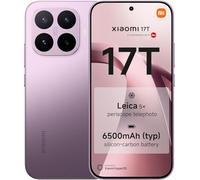 XIAOMI 17T, Smartphone 12+256 GB, 6.59" 120Hz eye-care display, 6500mAh (typ) Silicon-carbon Battery, Leica 5x Telephoto, 67W HyperCharge, MediaTek Dimensity 9500, Violet, 1 year extra warranty