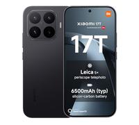 XIAOMI 17T Smartphone 12+256GB Black 6.59" 120Hz Display | Leica 5x Telephoto, 6500mAh (typ) Silicon-carbon Battery, 67W HyperCharge, MediaTek Dimensity 9500, 1 Year Extra Warranty