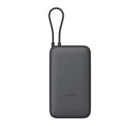 Xiaomi 22.5W Power Bank 20000mAh, Built-in Cable, Fast Charging, Dark Grey