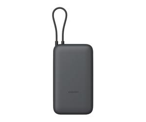 Xiaomi 22.5W Power Bank 20000mAh with USB-C fast charging, portable external battery, compact and with large capacity, compatible with iPhone, Samsung, Airpods, iPad-Dark Gray.
