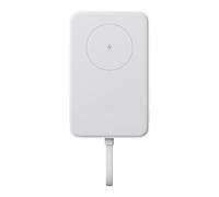 Xiaomi 33W Magnetic Power Bank 10000mAh (Integrated Cable), fast charging, charges iPhone 16 Pro 2 times, strong magnetism, Wireless Portable Charger,safe compatible with iPhone Series-White.