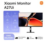 Xiaomi 4K Monitor A27Ui, 4K UHD Image Quality, 27-inch IPS Hard Screen 178° HD Wide Visual Angle, Versatile USB-C Port, 95% DCI-P3 100% sRGB Dual Wide Colour Gamut Coverage, TÜV Low Blue Light Black