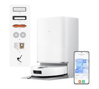 XIAOMI 5 Pro Robot Vacuum & Mop, 20000Pa Powerful Suction, AI Obstacle Avoidance, Low-Profile Design for Under Furniture, Carpet Detection & 80°C Hot Water Mop Washing.