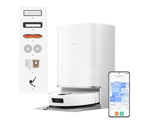 XIAOMI 5 Pro Robot Vacuum & Mop, 20000Pa Powerful Suction, AI Obstacle Avoidance, Low-Profile Design for Under Furniture, Carpet Detection & 80°C Hot Water Mop Washing.