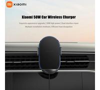 Xiaomi 50W Car Wireless Charger Set Dual Interface Fast Quick Charging Support Power-Off and Inductive Expansion Portable Holder 50W