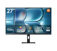 XIAOMI A27Qi 2026 27 Inch QHD 2K Monitor, 120Hz, HDR10, IPS, 100% sRGB, 95% DCI-P3, △E < 1, TÜV Hardware Low Blue Light Certification (2560 x 1440/HDMI 2.0/DP 1.4)