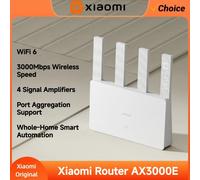 Xiaomi AX3000E WiFi 6 Router 3000Mbps Wireless Rate 4-Way Signal Amplifier Port Aggregation Whole Home Smart Repeater Extender Original US plug