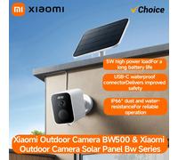 Xiaomi BW500 Outdoor Camera 2.5K HD Night Vision 10m Color AI Security IP67 Waterproof Long Battery Life Smart Home Surveillance Only Solar Panel
