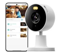 XIAOMI C100 2K 3MP Indoor Camera WiFi Security Camera AI Detection Infrared Night Vision Two-Way Audio Baby Pets Dogs Monitor Cameras Works with Alexa & Google