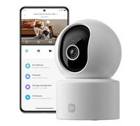 XIAOMI C302 Indoor Camera, 2K 3MP Wi-Fi Pet Camera, 360° Panorama, Privacy Shield, Virtual Barrier, Person and Pet Detection & Tracking, Starlight Colour Night Vision, Two-Way Audio, Alexa & Google