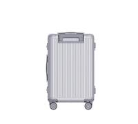 Xiaomi Luggage Classic Pro & Aluminium - 20-28 inch, Heavy Duty Zippers, TSA Locks, 4:6 Opening Ratio, Corner Protection Technology for Stress-Free Travel, silver, 24, Aluminium