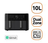 Xiaomi Dual Zone EAN6932554423353 Air Fryer, 10 l, 2700W total power- Black