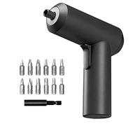 Xiaomi Mi Cordless Screwdriver 3.6V, 2000mAh Rechargable Battery. Patented One-Piece Body with USB-C Charging Port. High 5-N.m Torque Cordless Portable Screwdriver with 12 Pieces of S2 Steel Bits