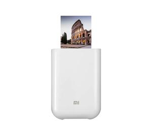 Xiaomi Mi Portable Photo Printer, portable laser printer, glossy photo paper, thermal printing, multiple filters, photo collage, Bluetooth/USB/WiFi connection, white, Italian version