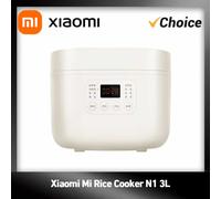 Xiaomi Mi Rice Cooker N1 3L Energy-saving Version 9 Stage Cooking Dual Engine Anti Overflow 6-Layer Composite Liner MFB13A0 add au adapter WHITE