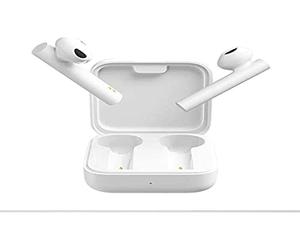 XIAOMI Mi True Wireless Earphones 2 Basic Wireless Bluetooth Headphones, Touch Control Earphones, Bluetooth 5.0, Stereo, Dual Microphone Call Noise Cancelling, White